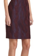 L'Wren Scott Feather Jacquard Dress