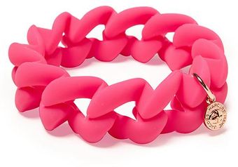 Marc By Marc Jacobs Haute Mess Rubber Turnlock Bracelet - Lyst