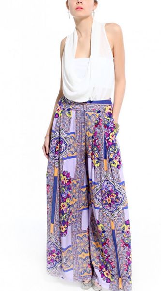 Mink Pink Distant Traveler Palazzo Pant - Lyst