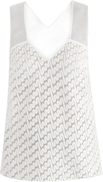 Missoni Sheer Knit Blouse - Lyst