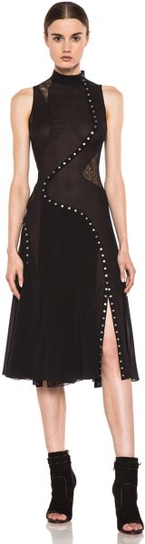 Proenza Schouler Sleeveless Pieced Dress in Black - Lyst