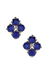 Topshop Stone Cluster Stud Earrings