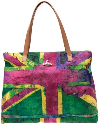 Vivienne Westwood Union Jack Tote - Lyst