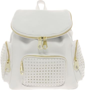 Asos Backpack Bag with Zips and Punchout Detail - Lyst