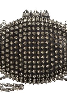 Christian Louboutin Studded Mina Clutch - Lyst
