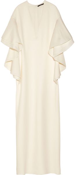 Gucci Plunge Front Silk Cady Gown - Lyst
