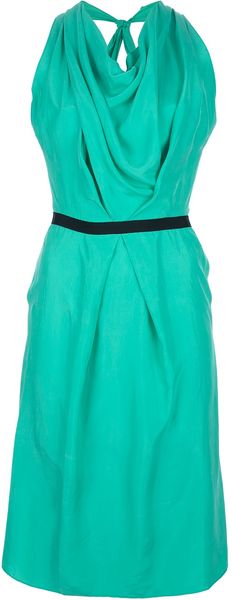 Roland Mouret Halter Dress - Lyst
