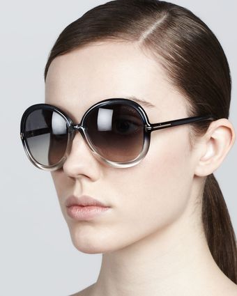 Tom Ford Candice Butterfly Plastic Sunglasses - Lyst