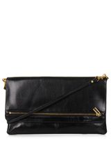 Topshop Clean Zip Front Clutch
