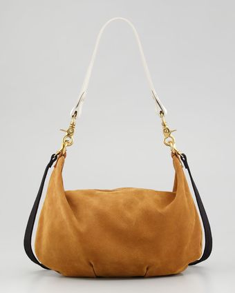 Clare Vivier Moyen Colorblock Nubuck Messenger Bag - Lyst