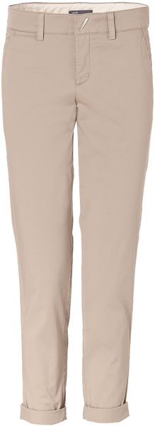 Vince Hairclip Boyfriend Chinos in Sand - Lyst