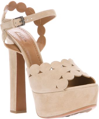 Alaïa Platform Sandal - Lyst