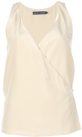 Ralph Lauren Blue Label Silk Vest - Lyst