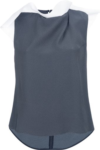 Thierry Mugler Sleeveless Blouse - Lyst