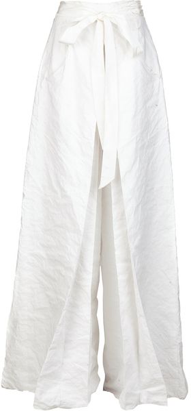 Thimister Pleated Wide Leg Trouser - Lyst
