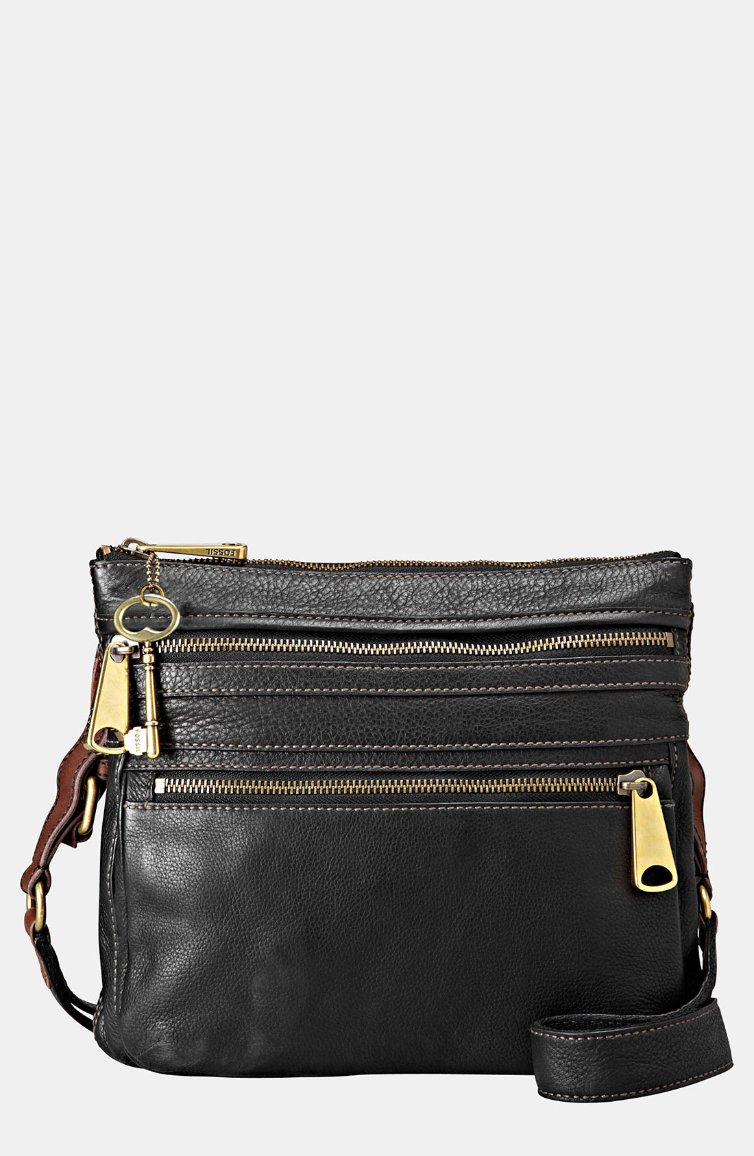 Fossil Crossbody Tote. Fossil Campbell Tote Bag Black.
