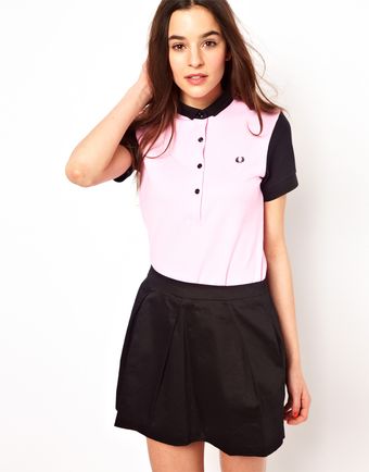Fred Perry Fred Perry For The Amy Winehouse Foundation Colour Block Shirt - Lyst