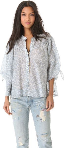 Nsf Clothing Yoli Blouse - Lyst