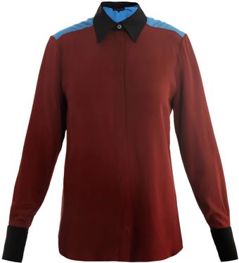 Jonathan Saunders Lazlo Contrast Colour Shirt - Lyst