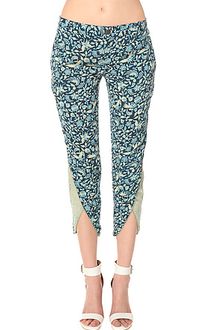 Free People Printed Pant in Navy Combo - Lyst