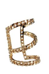 Giuseppe Zanotti Gilded Brass Chain Bracelet