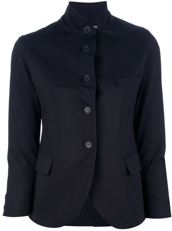 Nero Ink Triple Button Blazer - Lyst