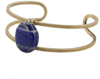 Peggy Li Narrow Brass Cuff - Lyst