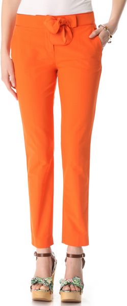 RED Valentino Bow Pants - Lyst