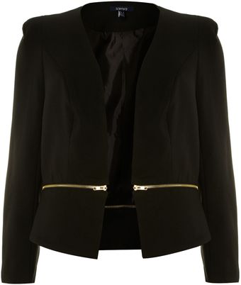 Samya Collarless Jacket - Lyst