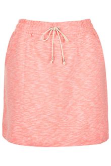 Topshop Fluro Drawcord Skirt - Lyst