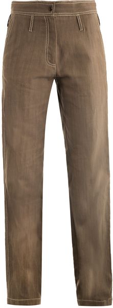 Vanessa Bruno High Waisted Wide Leg Trousers - Lyst