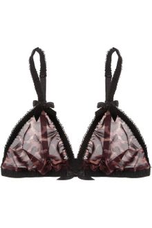 Agent Provocateur Esme Animal Print Stretch Silk Soft Cup Bra - Lyst