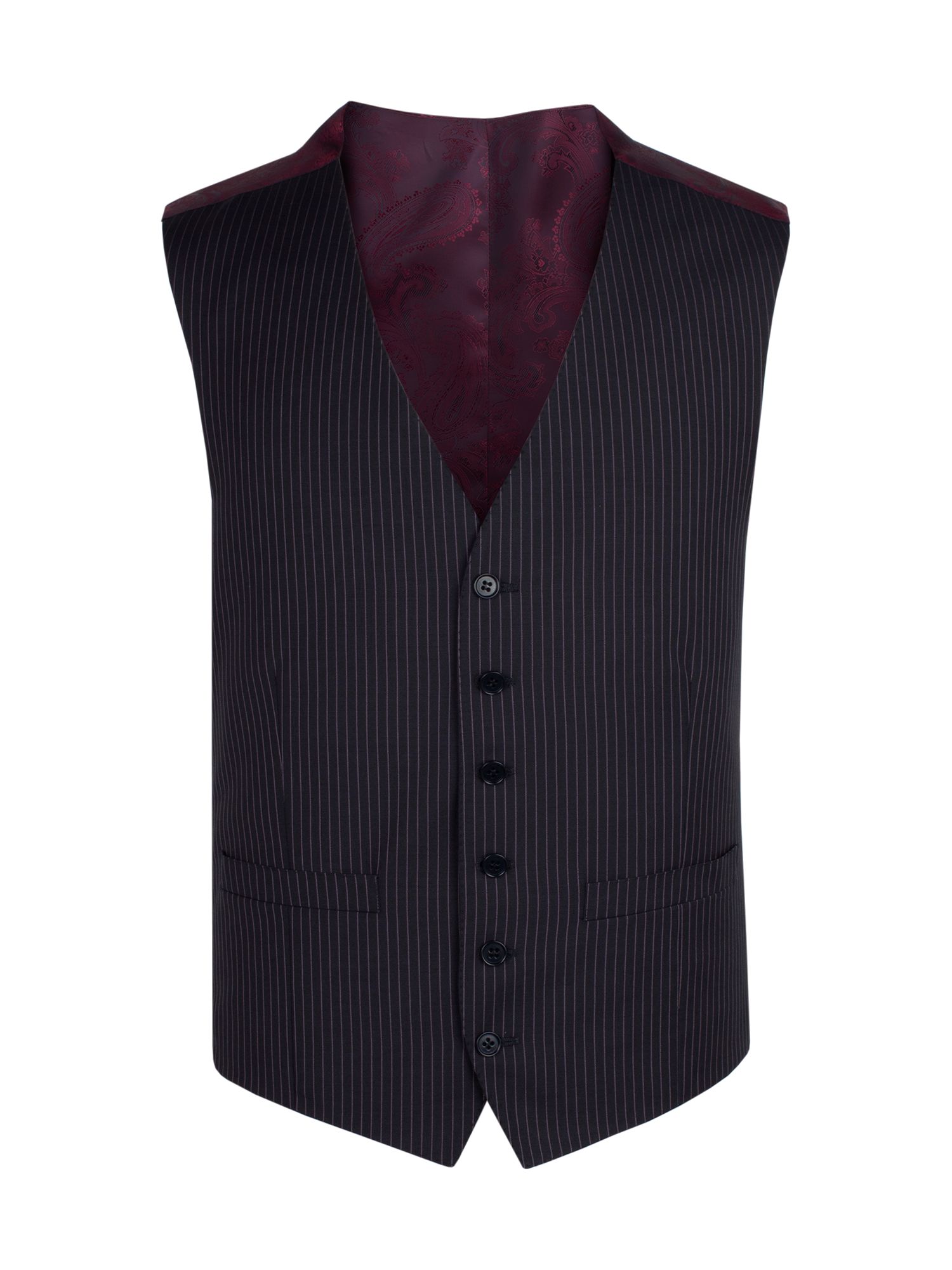 Alexandre Savile Row Navy Pink Pinstripe Vest in Blue for Men Lyst