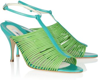Brian Atwood Kir Multi Strand Leather Sandals - Lyst
