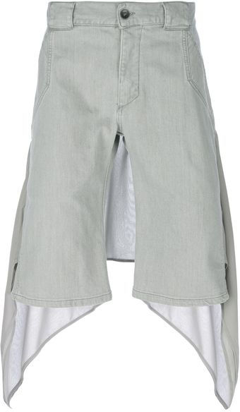 Gareth Pugh Chiffon Insert Shorts - Lyst