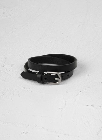 John Varvatos Double Wrap Leather Bracelet - Lyst