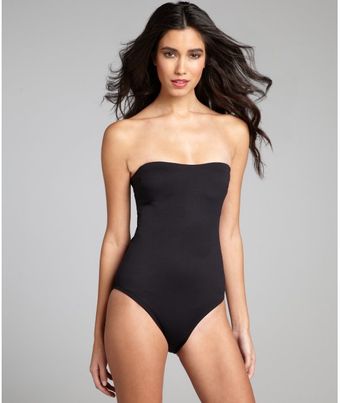 Ondademar Black Stretch Nylon Color Boom Halter One Piece Swimsuit - Lyst