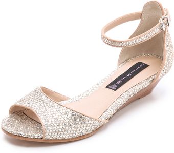 Steven Tippsy Glitter Sandals - Lyst
