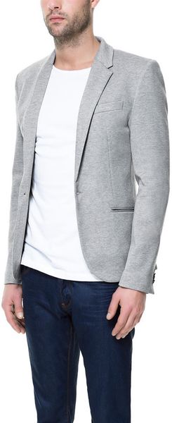 zara mens grey blazer