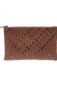 Bottega Veneta Ayers Zip Top Pouch - Lyst