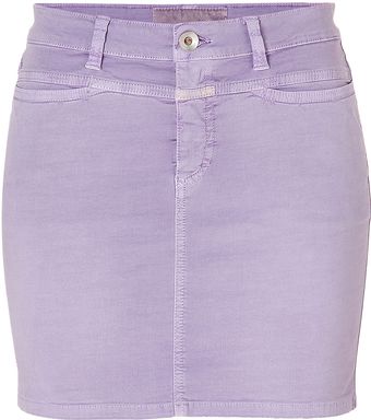 Closed Walker Skirt in Faded Purple - Lyst