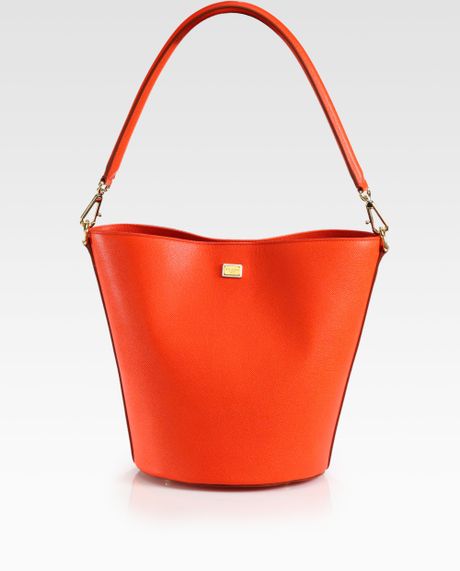 dolce and gabbana orange purse