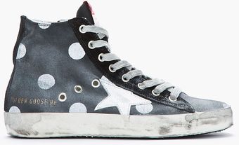 Golden Goose Deluxe Brand Black Faded Polka Dot Francy Sneakers - Lyst