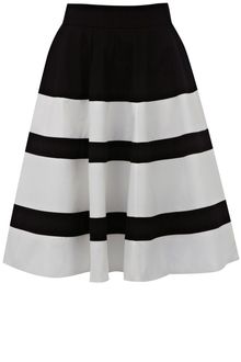 Karen Millen Cotton Skirt - Lyst