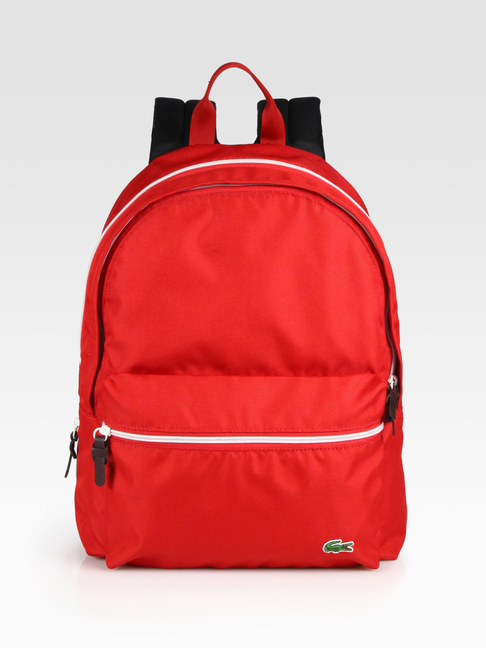 Lacoste Backcroc Medium Backpack in Red for Men Lyst