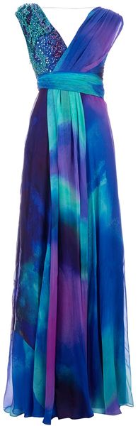 Matthew Williamson Maxi Dress - Lyst