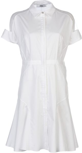Prabal Gurung Flared Shirt Dress - Lyst