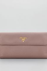 Prada Saffiano Continental Wallet Large