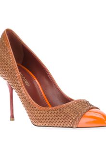 Sergio Rossi Woven Pump - Lyst