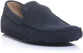 Tod's Suede Loafers - Lyst